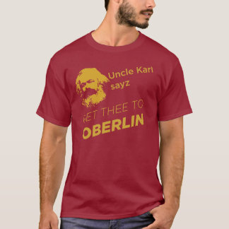Camiseta O sayz do tio Karl obtem o thee a Oberlin