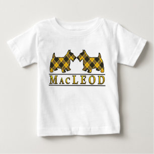 Camiseta O Scottie de MacLeod do clã persegue o Tartan