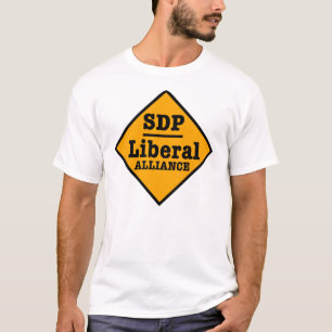 Camiseta O SDP Alliance liberal assina