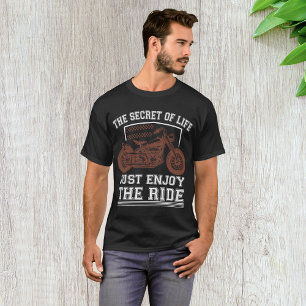 Camiseta O Segredo Da Vida Apenas Aproveita A Corrida
