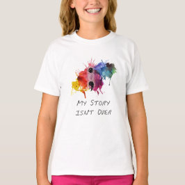 Camiseta O semicolon minha história não se acaba