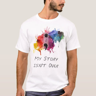 Camiseta O semicolon minha história não se acaba