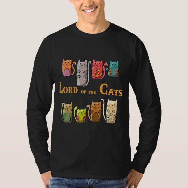 Camiseta O Senhor Dos Gatos O Furto Dos Anéis (Frente)