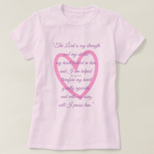 Camiseta O Senhor é a minha força