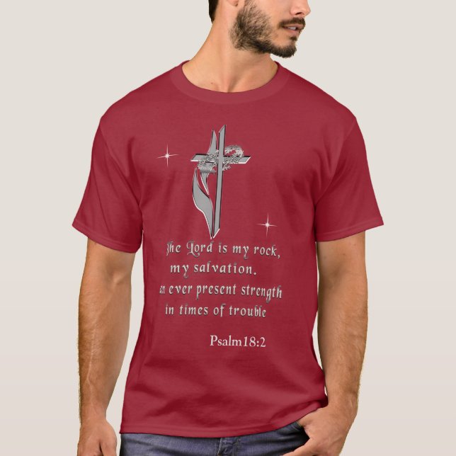 Camiseta O Senhor é a minha pedra (Frente)