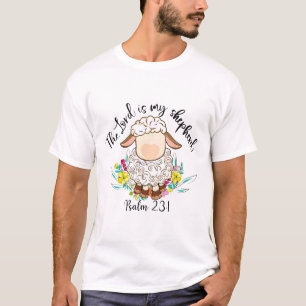 Camiseta O Senhor é Meu Pastor Oração do Senhor Cristão Ea