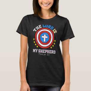 Camiseta O Senhor É Minha Bíblia Cristã Pastora Verso Psal