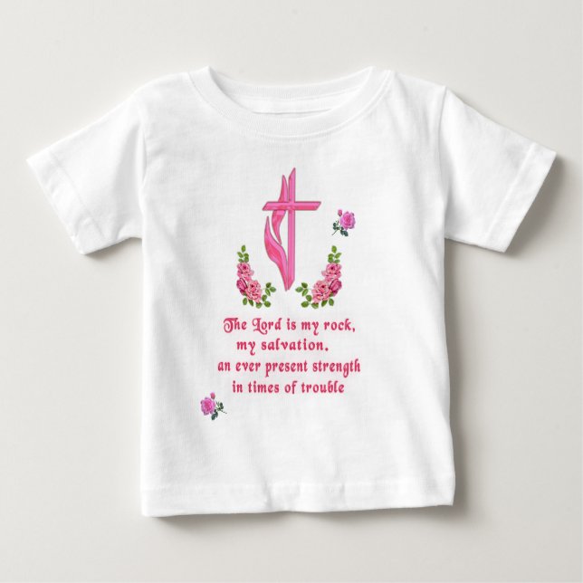 Camiseta O Senhor é minha rocha (Frente)
