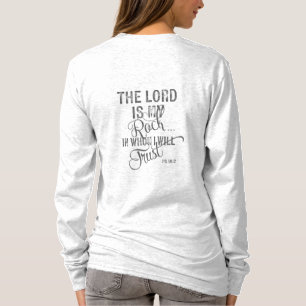 Camiseta O Senhor é minha Rocha - Sl 18:2