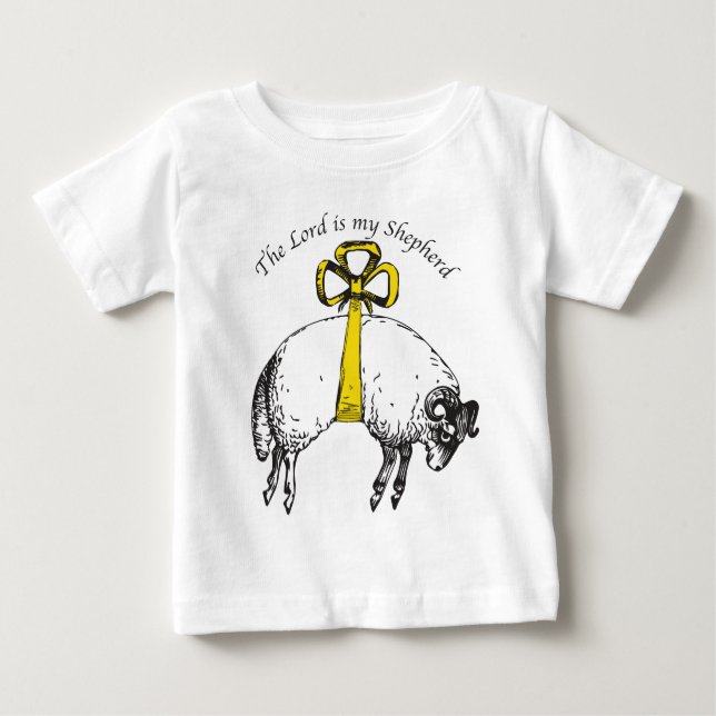 Camiseta O SENHOR é o meu pastor Salm 23 (Frente)