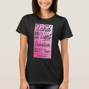Camiseta O Senhor É O Meu Salmo Leve 271 Ombre Rosa Christi