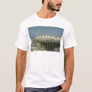 Camiseta O senhor Lamiel cruza o viaduto de Ribblehead no