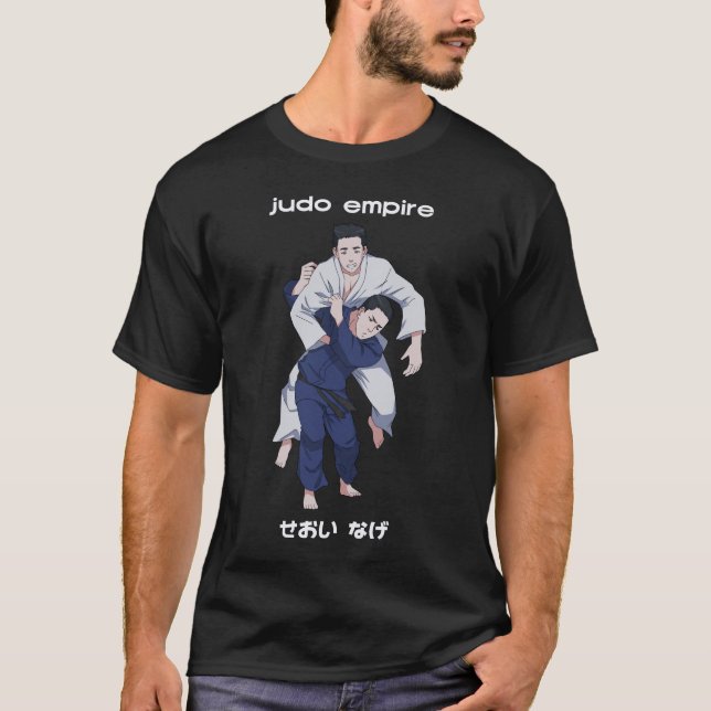 Camiseta O Seoi Nage dos homens do império do judo (Frente)