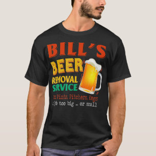 Camiseta O Serviço de Remoção de Bebidas Pode Imprimir P