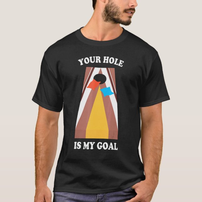 Camiseta O Seu Buraco É O Meu Bag De Roupa (Frente)