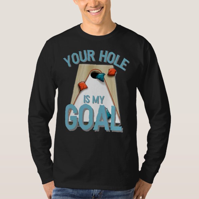 Camiseta O Seu Buraco É O Meu Saco Do Corno. (Frente)