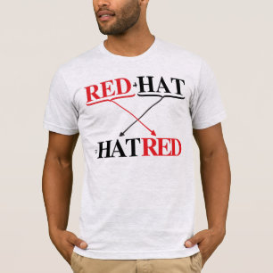 Camiseta O seu chapéu vermelho = odiado