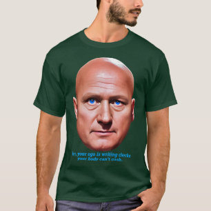 Camiseta O Seu Ego Está Escrevendo Verifica O Seu Corpo.