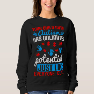 Camiseta O Seu Filho Com Autismo Tem Um Potencial Ilimitado