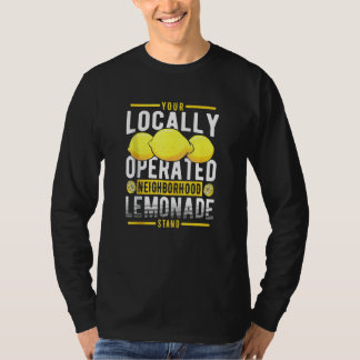 Camiseta O seu lugar de limonada na vizinhança local