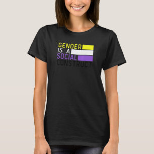 Camiseta O Sexo É Construído Social Sem Orgulho Binário
