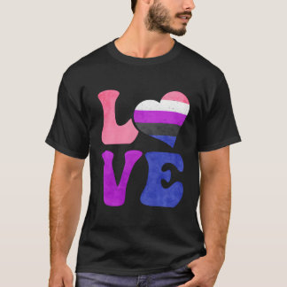 Camiseta O Sexo Fluid Prige Flag Adora Lgbtq