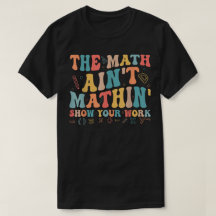 O Show do Math Ain't Mathin Seu Trabalho Matemátic