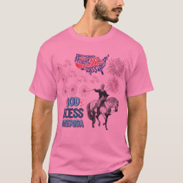 Camiseta O Show Luzes da Liberdade é rosa
