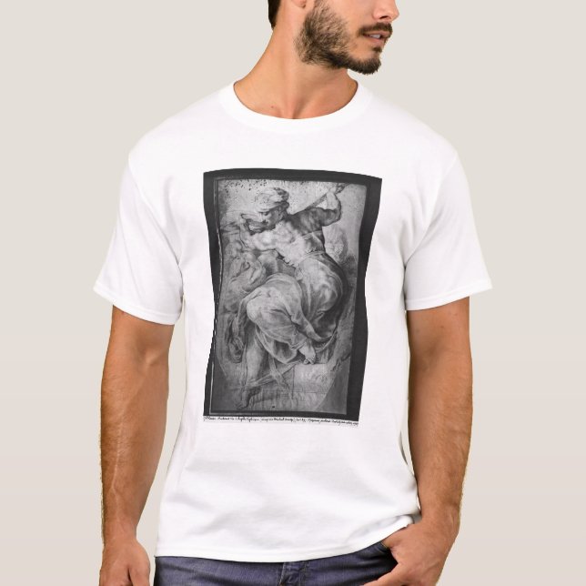 Camiseta O Sibyl líbio, após Michangelo Buonarroti (Frente)