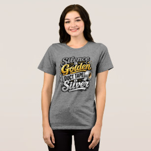 Camiseta O silêncio é dourado