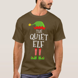 Camiseta O silêncio e engraçado natal que combina com o pij