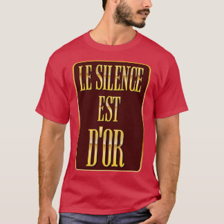 Camiseta O silêncio é ouro