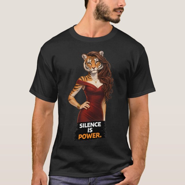 Camiseta O silêncio é poder (Frente)