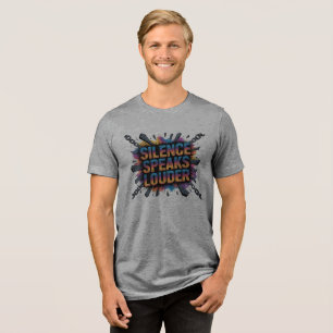 Camiseta O silêncio fala mais alto