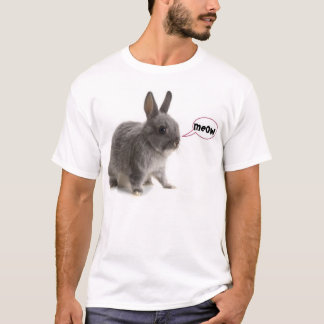 Camiseta O silêncio gosta de um coelho