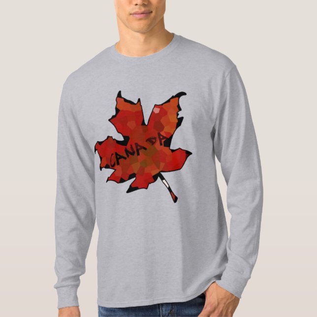 Camiseta o símbolo canadiano (Frente)