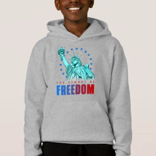 Camiseta O Símbolo da Liberdade Crianças Puxadas Hoodie