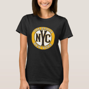 Camiseta O Sinal Amber e Círculo Negro do Bronx Nova York