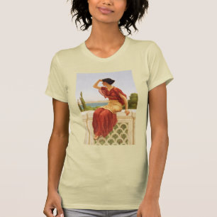 Camiseta O Sinal Godward Woman Retrato Vintage Art