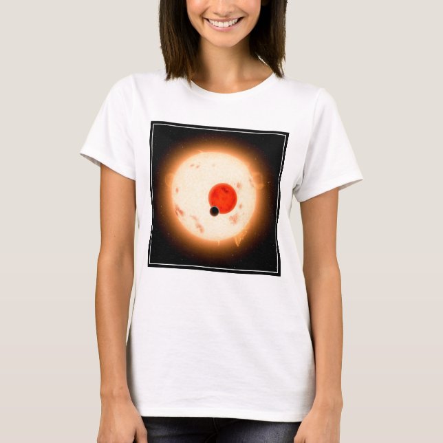 Camiseta O Sistema Kepler-16. (Frente)
