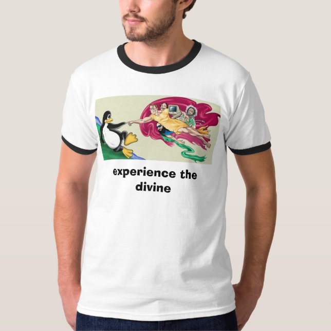 Camiseta o sistine, experimenta o divino (Frente)