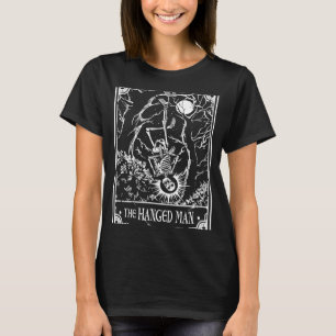 Camiseta O Skeleton Man Tarot Card Oculta Tarot Reader Re