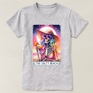 Camiseta O Skeleton Tarot Card de Salty Beach