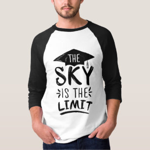 Camiseta O Sky é o Limite de Legendas de Graduação