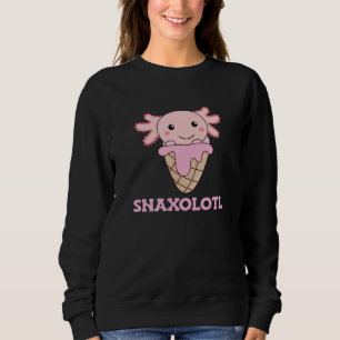 Camiseta O Snaxolotl Axolotl Alinha Sorvete De Animais Doce