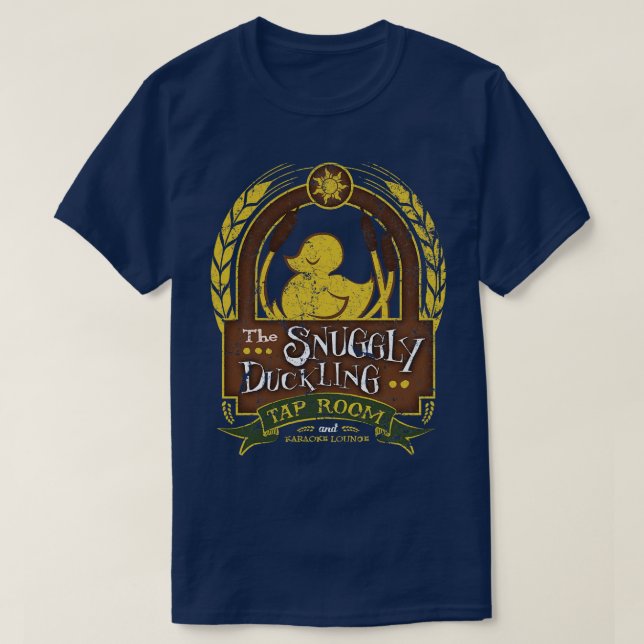 Camiseta O Snuggly Duckling (Frente do Design)