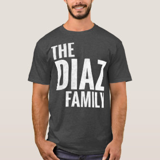 Camiseta O Sobrenome Diaz da Família Diaz Surname Diaz