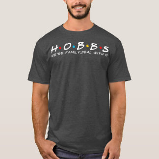 Camiseta O Sobrenome Hobbs Sobrenome Hobbs da Família Hobbs