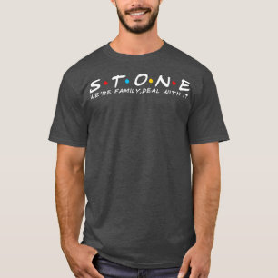 Camiseta O Sobrenome Stone Surname Stone Family Stone
