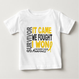 Camiseta O sobrevivente de câncer que da infância veio n